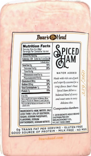 Boar’s Head Spiced Ham Perspective: bottom