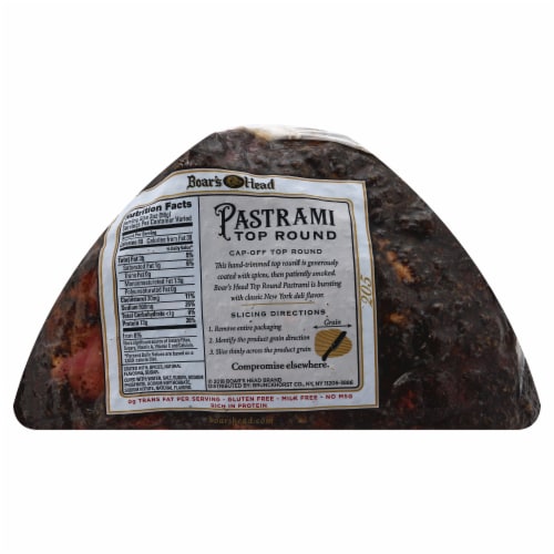 Boar’s Head Top Round Pastrami Perspective: bottom