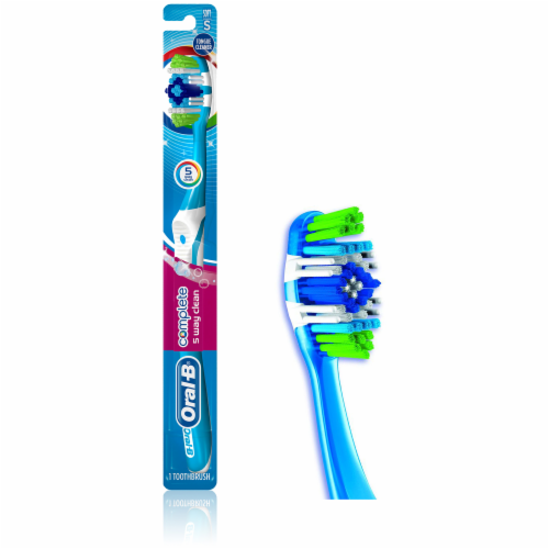 Oral-B Complete 5 Way Clean Soft Toothbrush Perspective: bottom