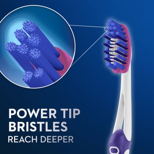 Oral-B 3D White Pro-Flex Stain Eraser Toothbrush Perspective: bottom