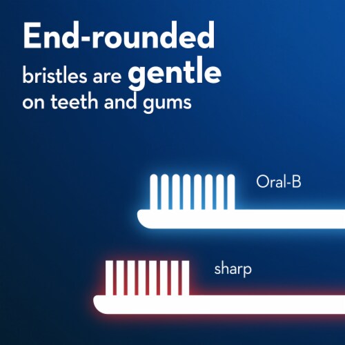 Oral-B Bacteria Blast Manual Toothbrush Perspective: bottom