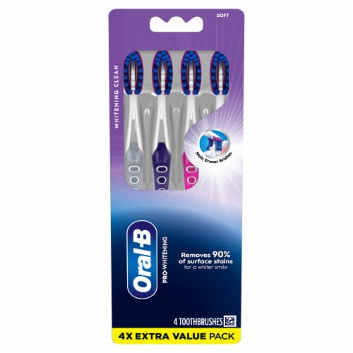 Oral-B® Pro-Flex Stain Eraser Toothbrushes Perspective: bottom