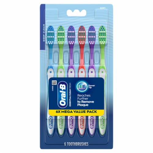 Oral-B Fresh & Clean Toothbrushes, Soft Perspective: bottom