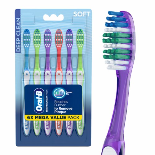 Oral-B Fresh & Clean Toothbrushes, Soft Perspective: bottom