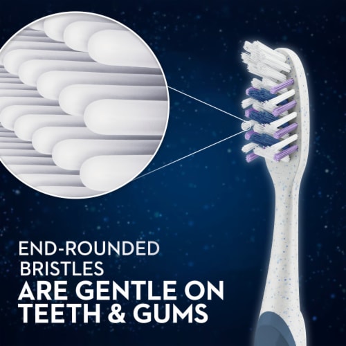 Oral-B CrossAction Eco Manual Medium Bristles Toothbrush Perspective: bottom