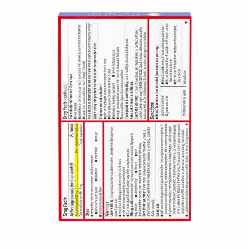 Tylenol Extra Strength Severe Cough + Sore Throat Caplets Perspective: bottom