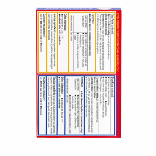 Tylenol Extra Strength Cough + Sore Throat Day & Night Caplets Perspective: bottom