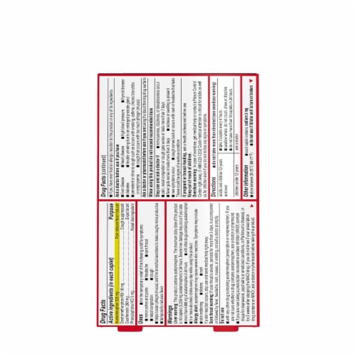 Tylenol Cold + Flu Severe Caplets Perspective: bottom