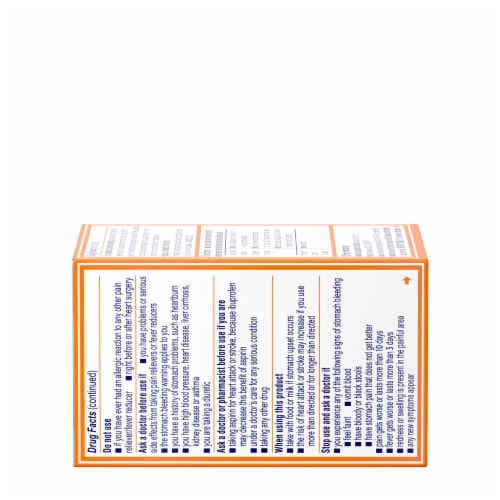 Motrin IB Liquid Gels Ibuprofen 200mg Pain & Fever Relief Perspective: bottom