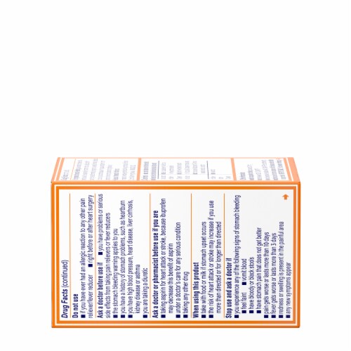 Motrin IB Liquid Gels Ibuprofen 200mg Pain & Fever Relief Perspective: bottom