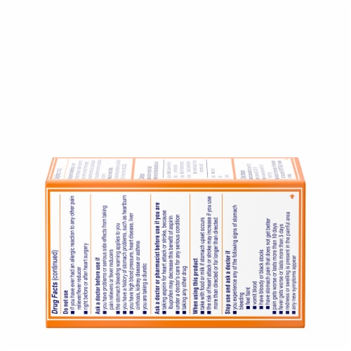 Motrin IB Liquid Gels, IBuprofen 200Mg, Pain & Fever Relief Perspective: bottom
