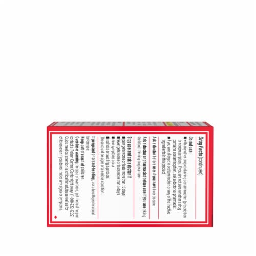 Tylenol Extra Strength 500Mg Acetaminophen Caplets Perspective: bottom