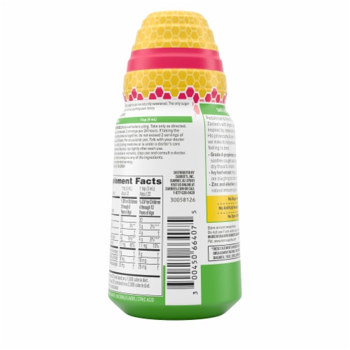 Zarbee’s® Berry Children’s Daytime Cough Syrup + Mucus Perspective: bottom