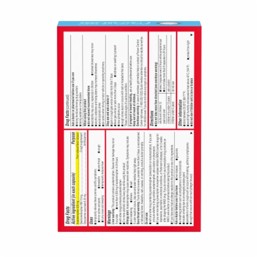 Tylenol Nighttime Cold & Flu Multi-Symptom Relief Liquid Gels Perspective: bottom