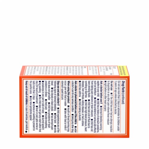 Children's Motrin Dye-Free IBuprofen Chewable Tablets, Grape Perspective: bottom