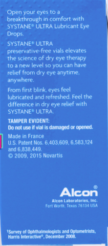 Alcon Systane Ultra High Performance Lubricant Eye Drops Perspective: bottom
