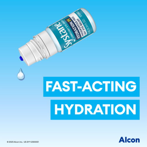 Systane® Hydration PF Lubricant Eye Drops Vials Perspective: bottom