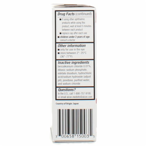 Pataday Once Daily Allergy Relief Eye Drops Twin Pack Perspective: bottom
