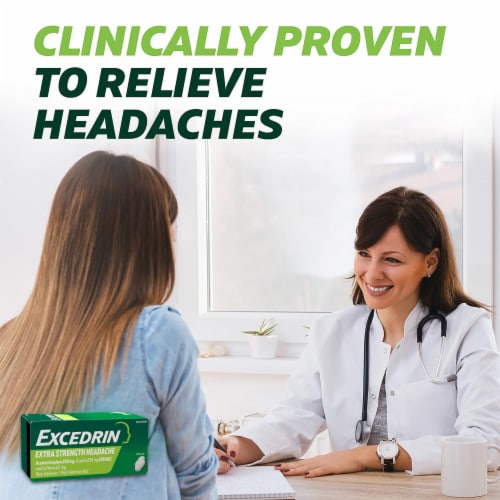 Excedrin® Extra Strength Caplets Perspective: bottom