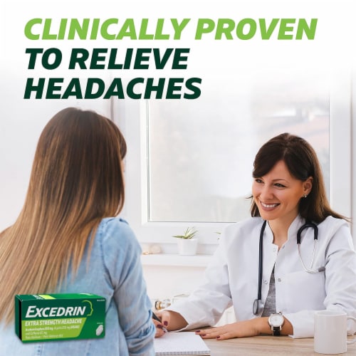 Excedrin Tension Headache Acetaminophen Caplets, 100 ct - Fry's Food Stores