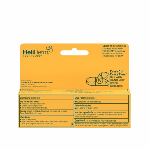 Neosporin Original First Aid Antibiotic Bacitracin Ointment Perspective: bottom