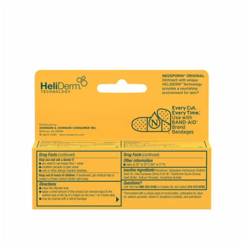 Neosporin Original First Aid Antibiotic Bacitracin Ointment Perspective: bottom