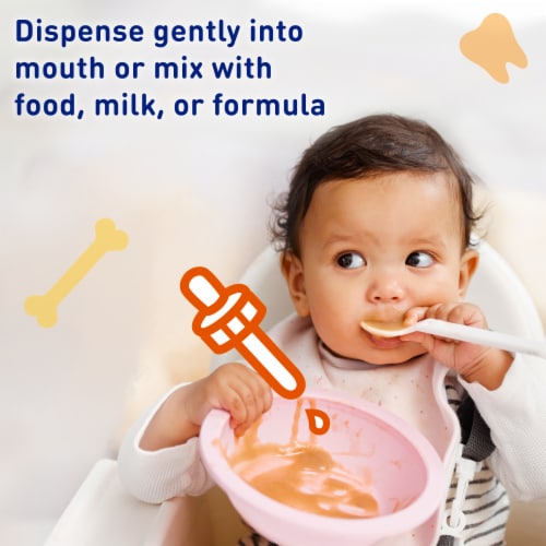 Enfamil D-Vi-Sol Vitamin D Supplement for Infants Dropper Bottle Perspective: bottom