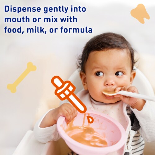 Enfamil D-Vi-Sol Vitamin D Supplement for Infants Dropper Bottle Perspective: bottom