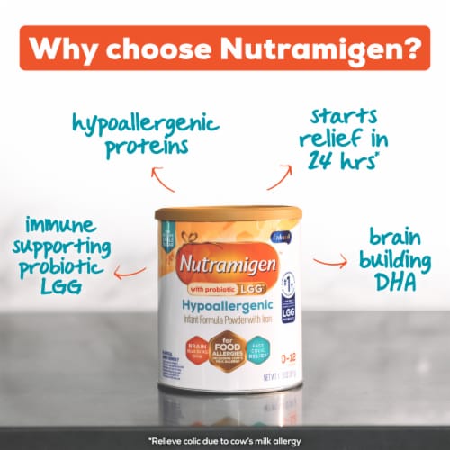 Enfamil Nutramigen Hypoallergenic and Lactose Free Baby Formula Perspective: bottom