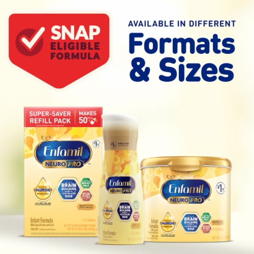Enfamil NeuroPro Triple Prebiotic Immune Blend Baby Formula Perspective: bottom