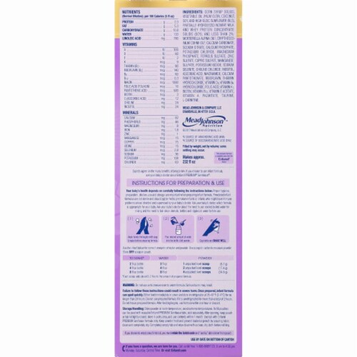 Enfamil Premium Gentlease Infant Formula Powder Pouches 2 Count Perspective: bottom
