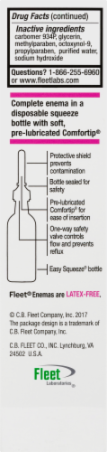 Fleet® Stimulant Laxative Bisacodyl Enema Comfortip Bottle Perspective: bottom