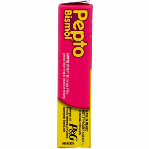 Pepto Bismol Cherry Chewables Tablets, Fast Stomach Relief, 30 ct Perspective: bottom