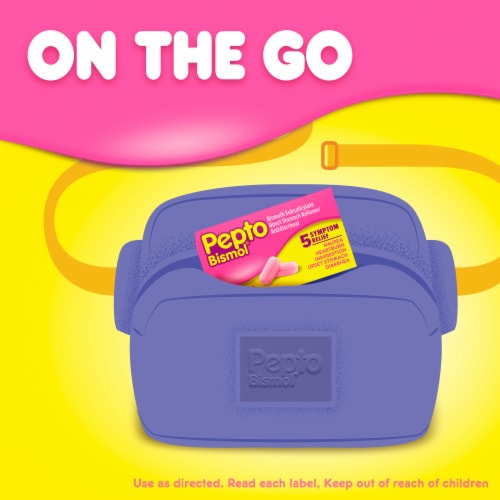 Pepto Bismol Caplets Perspective: bottom