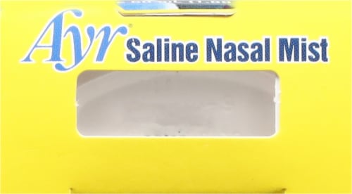 Ayr® Saline Nasal Mist Perspective: bottom
