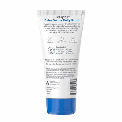 Cetaphil Extra Gentle Daily Face Scrub, Gently Exfoliates & Cleanses Perspective: bottom