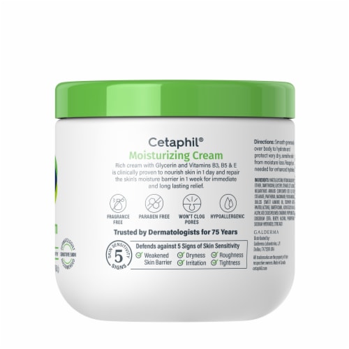 Cetaphil Moisturizing Cream, Hydrating Hand and Body Moisturizer for Dry to Very Dry Skin Perspective: bottom