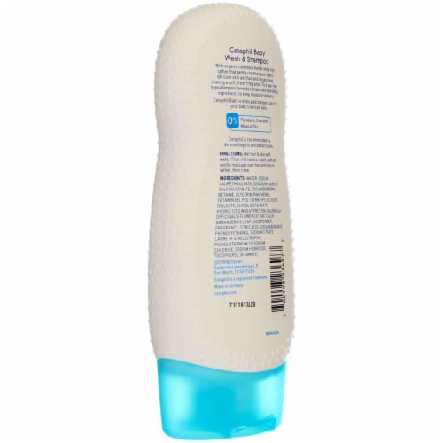 CETAPHIL BABY WASH AND SHAMPOO 7.8 FL OZ Perspective: bottom