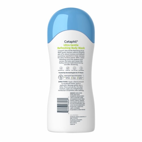 Cetaphil Ultra Gentle Refreshing Body Wash, 16.9 oz Perspective: bottom