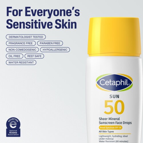 Cetaphil Sheer Mineral Sun Liquid Drops SPF50 Perspective: bottom