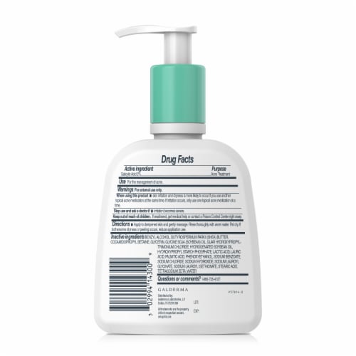 Cetaphil Gentle Clear Pore Clearing Acne Cleanser with 2% Salicylic Acid Perspective: bottom