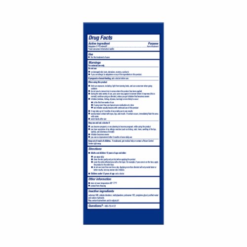 Differin 0.1% Adapalene Acne Treatment Gel, Retinoid Treatment for Face Perspective: bottom