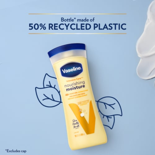 Vaseline Intensive Care Body Lotion Nourishing Moisture for Dry Skin with Ultra-Hydrating Lipids Perspective: bottom