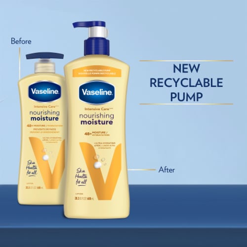 Vaseline Intensive Care Nourishing Moisture Body Lotion Perspective: bottom