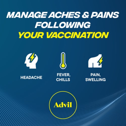Advil Pain Reliever and Adult Fever Reducer Ibuprofen Perspective: bottom