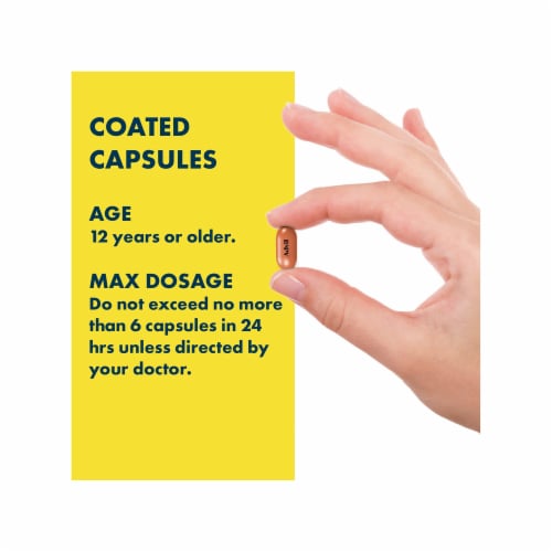 Advil Pain Reliever and Fever Reducer, Ibuprofen 200mg for Pain Relief Perspective: bottom