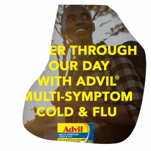 Advil Multi Symptom Cold and Flu Medicine Ibuprofen Perspective: bottom