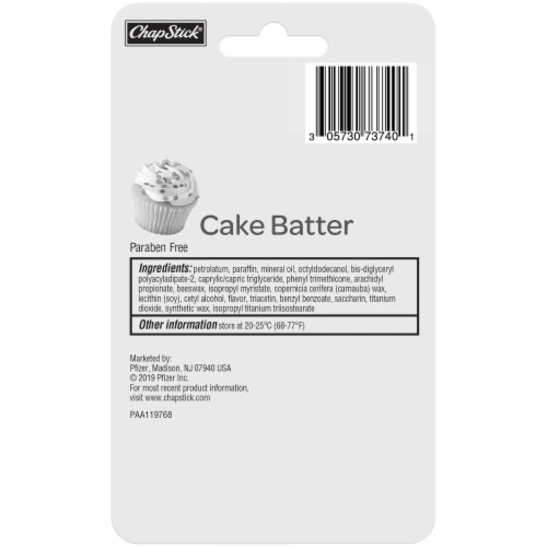 ChapStick Cake Batter Limited Edition Flavored Lip Balm Perspective: bottom