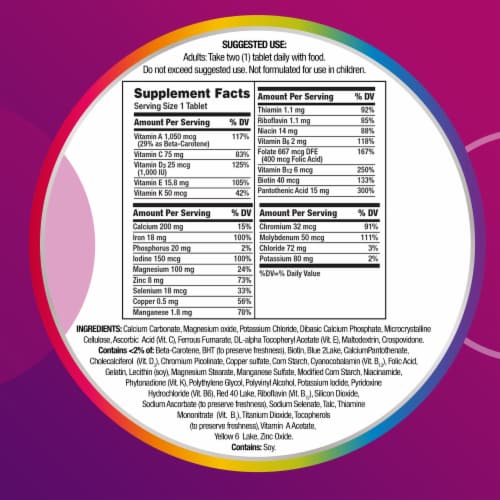 Centrum Multivitamin Women Multivitamin Perspective: bottom