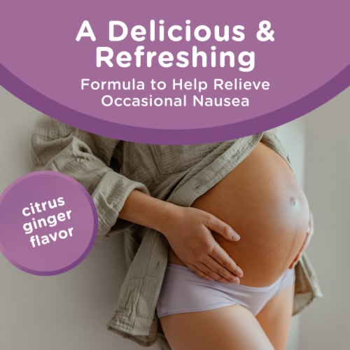 Centrum Morning Sickness Relief Gummies, Citrus Ginger Flavor Perspective: bottom